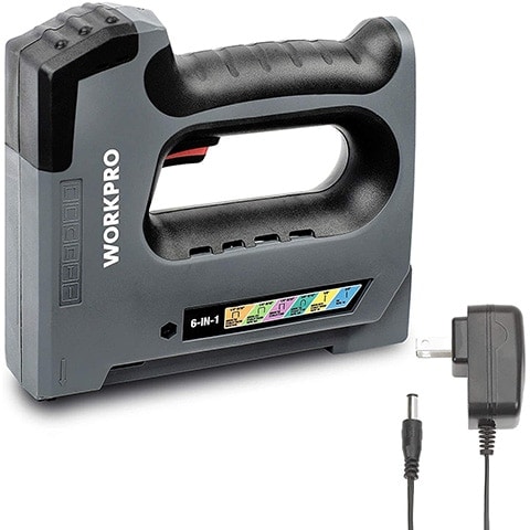 WORKPRO 6 in 1 Cordless Staple Gun