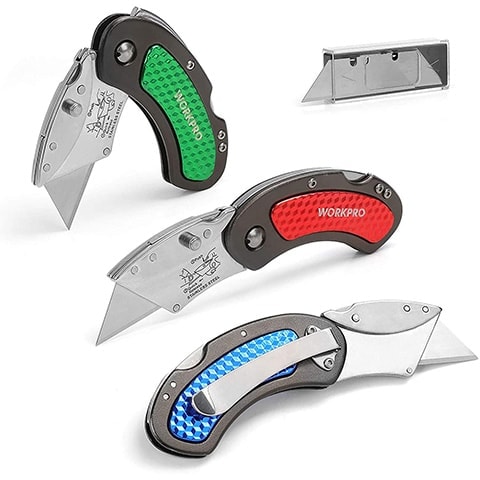 WORKPRO W011009A Folding Utility Knife