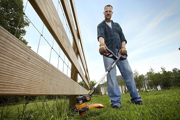 WORX GT2 used on grass