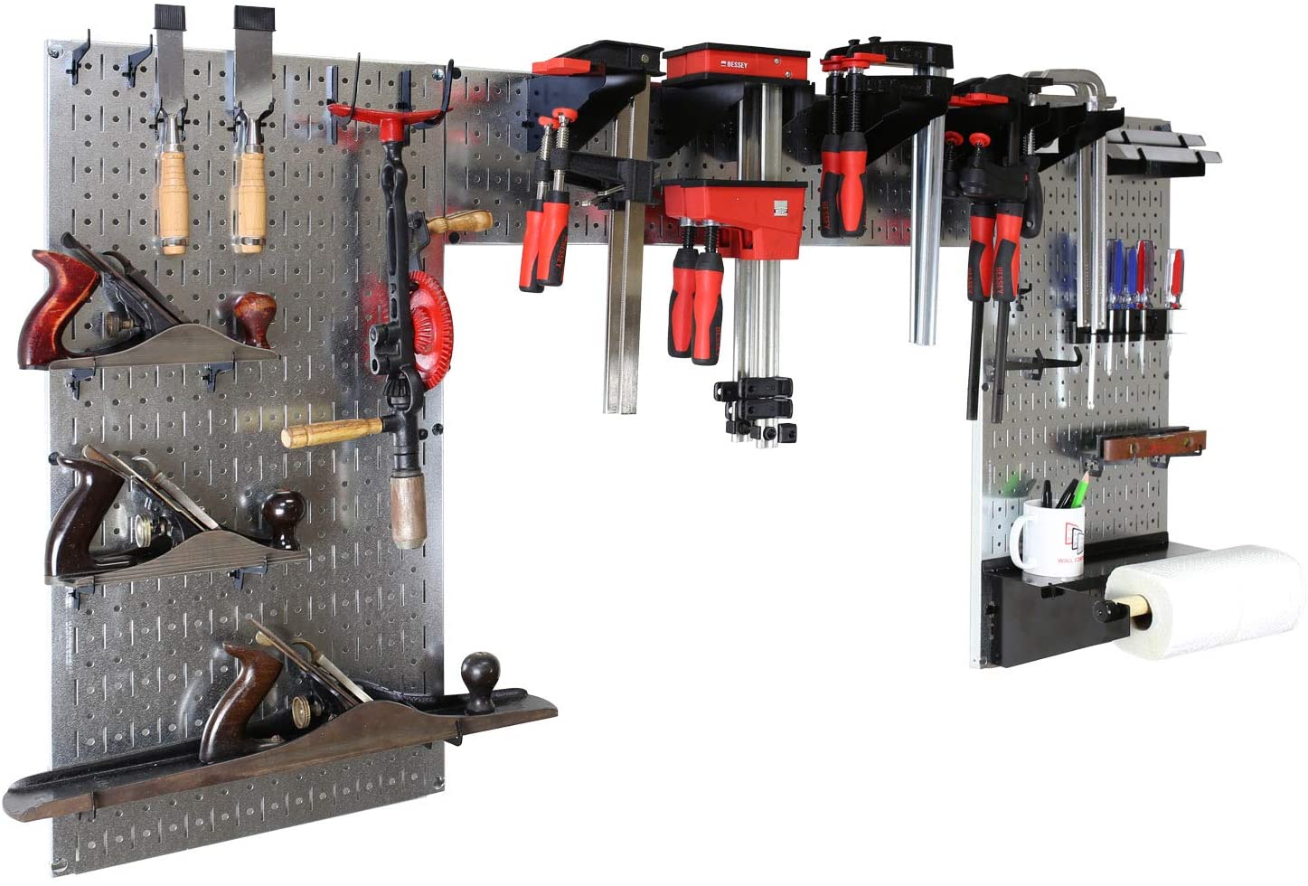 Wall Control Woodworking Tool Storage Organization Kit