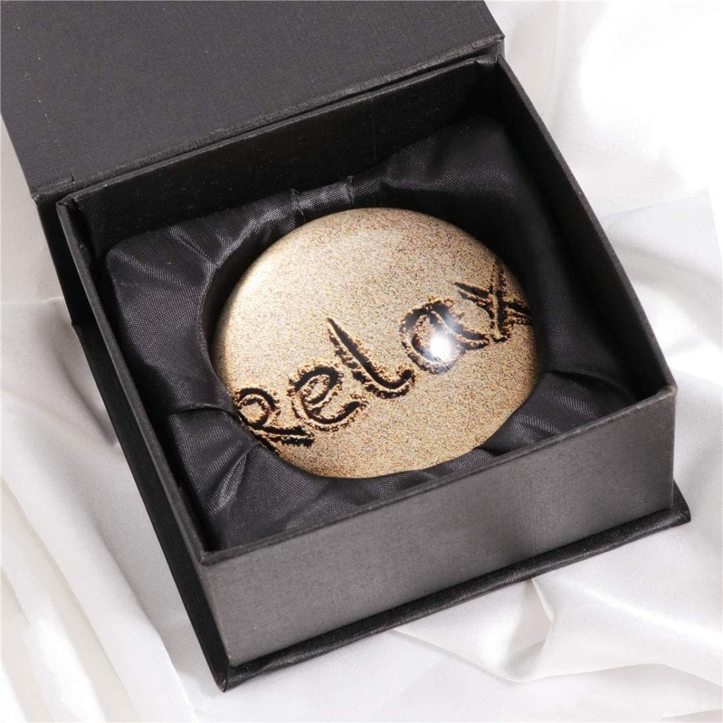 Waltz&F Crystal Relax Beach Paperweight