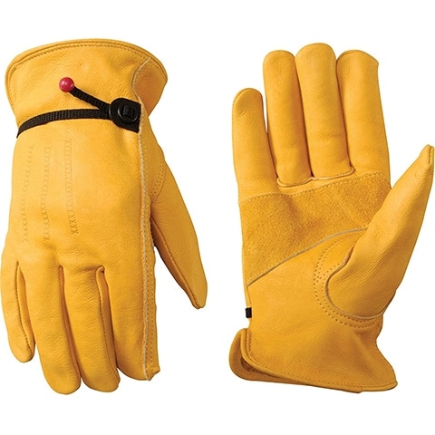Wells Lamont 1132L Men's Leather Work Gloves