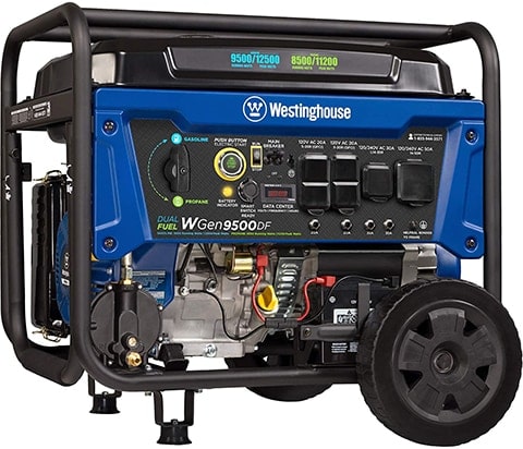 Westinghouse WGen9500DF Dual Fuel Portable Generator