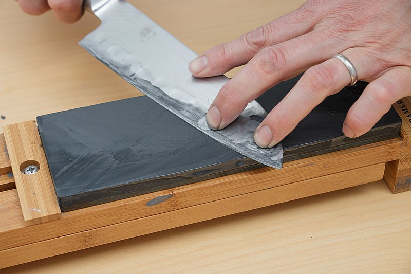 Whetstone Knife Sharpening, 2015-(01)