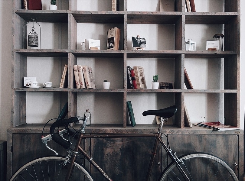 Wooden shelf