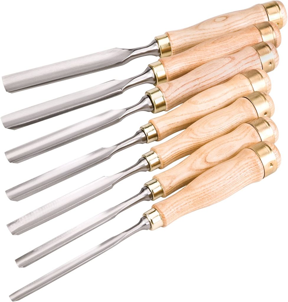 Woodstock D3780 Gouge Chisel Set