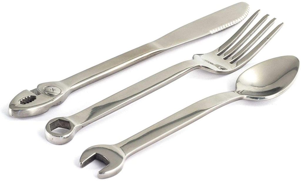 Wrenchware Mini 3-Piece Silverware Cutlery Set