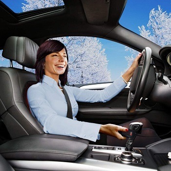 A heated car seat cover