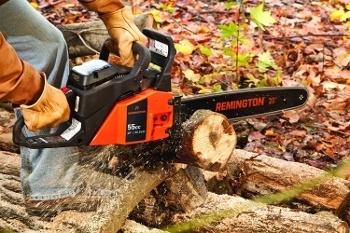 a 60CC chainsaw