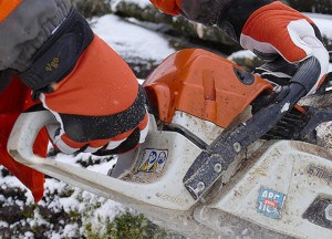 a chainsaw glove