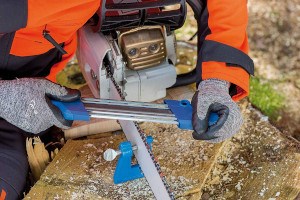 a chainsaw sharpener