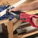 a corded reciprocating saw