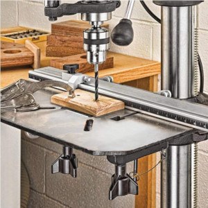 a floor drill press