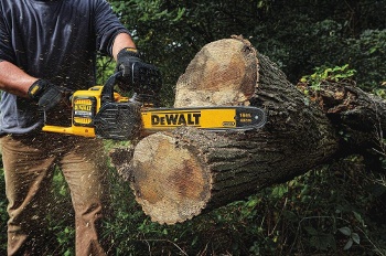 a professional chainsaw