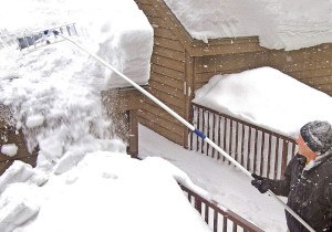 a roof rake for snow removal