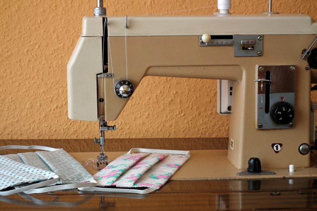 a sewing machine