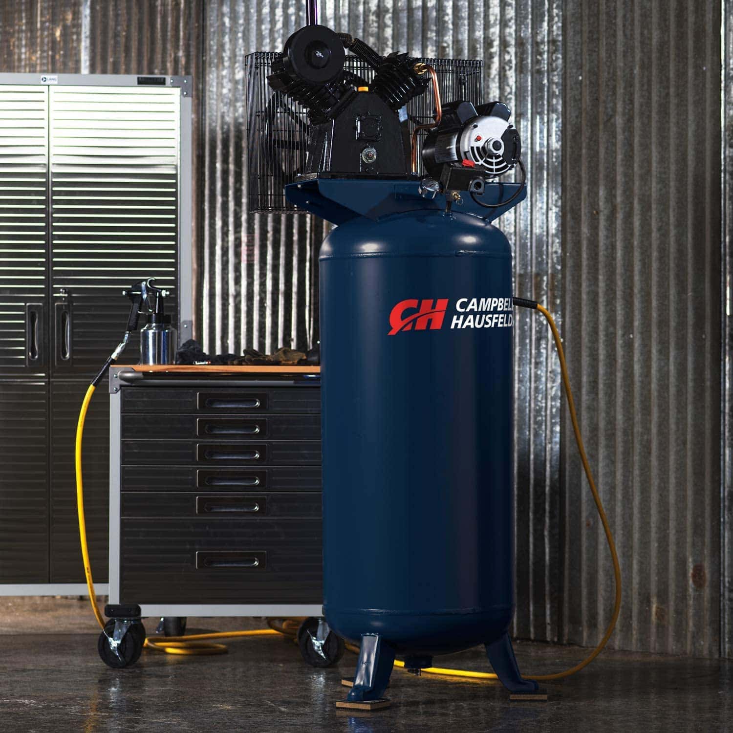 actual photo of Campbell Hausfeld XC602100 60-gallon Air Compressor