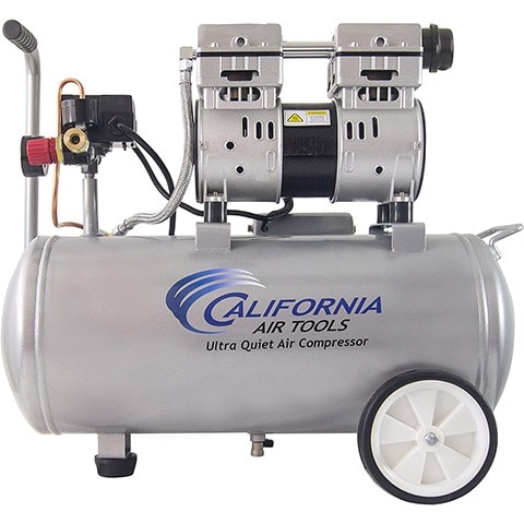 alifornia Air Tools 8010 Ultra Quiet & Oil-Free 1.0 hp Steel Tank Air Compressor