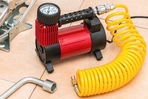 an air compressor