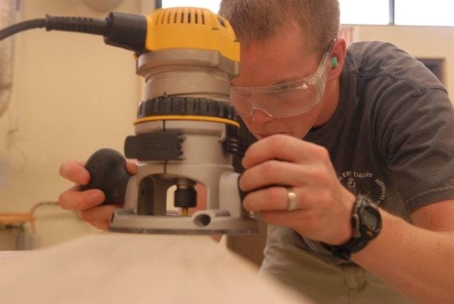 an orbital sander