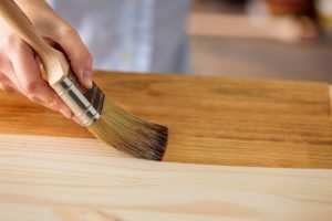 applying Minwax 42853000 Stainable Wood Filler