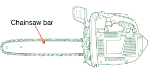 chainsaw bar