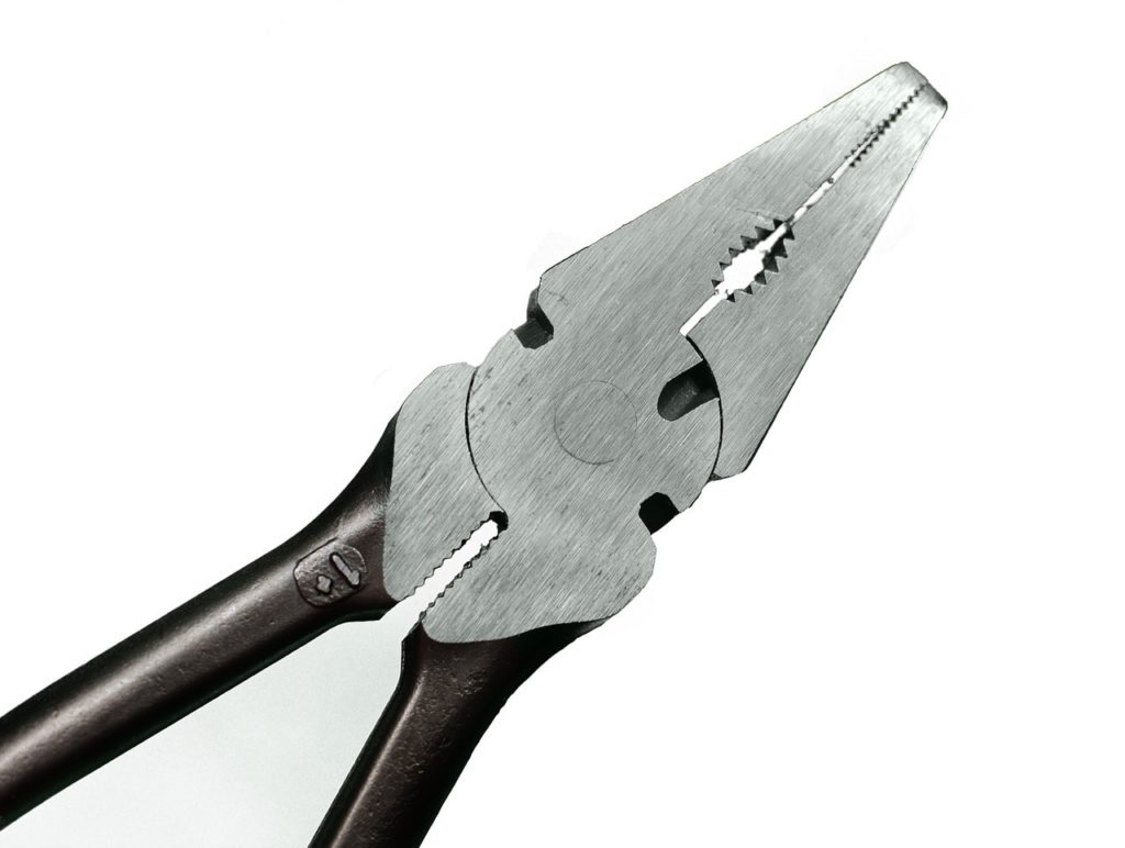 close up pliers