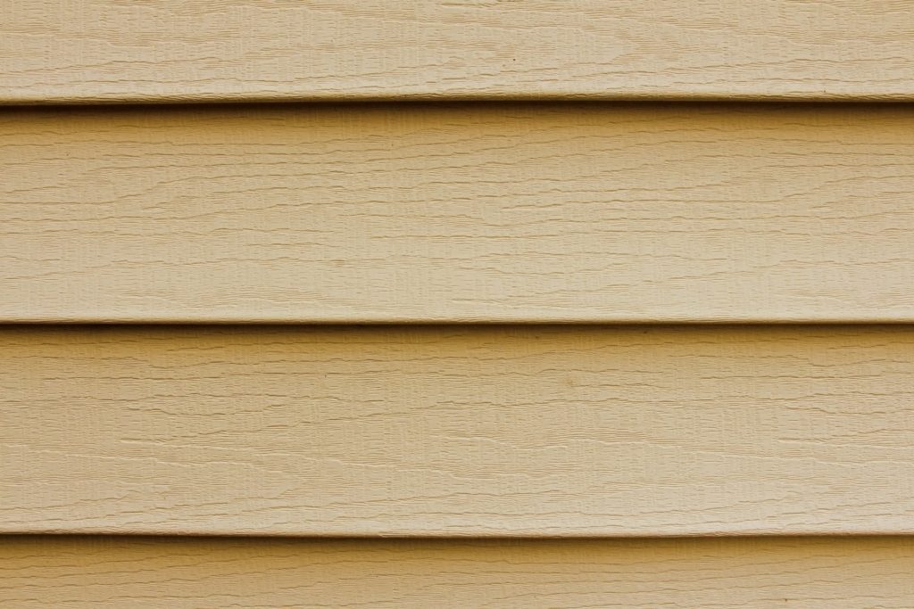 close up vinyl siding