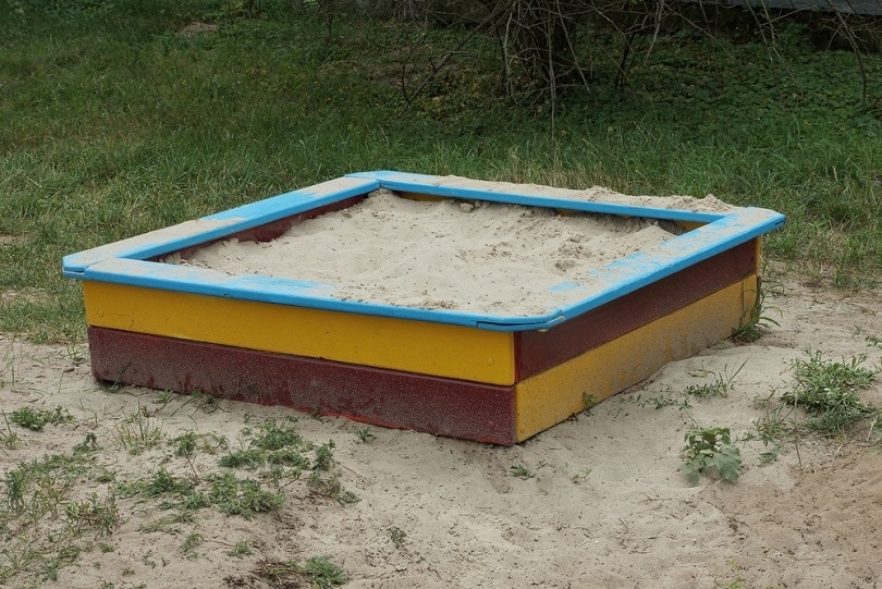 colored square wooden sandbox_Butus_shutterstock