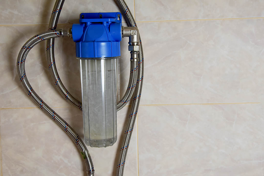 compact water softening and filtration system