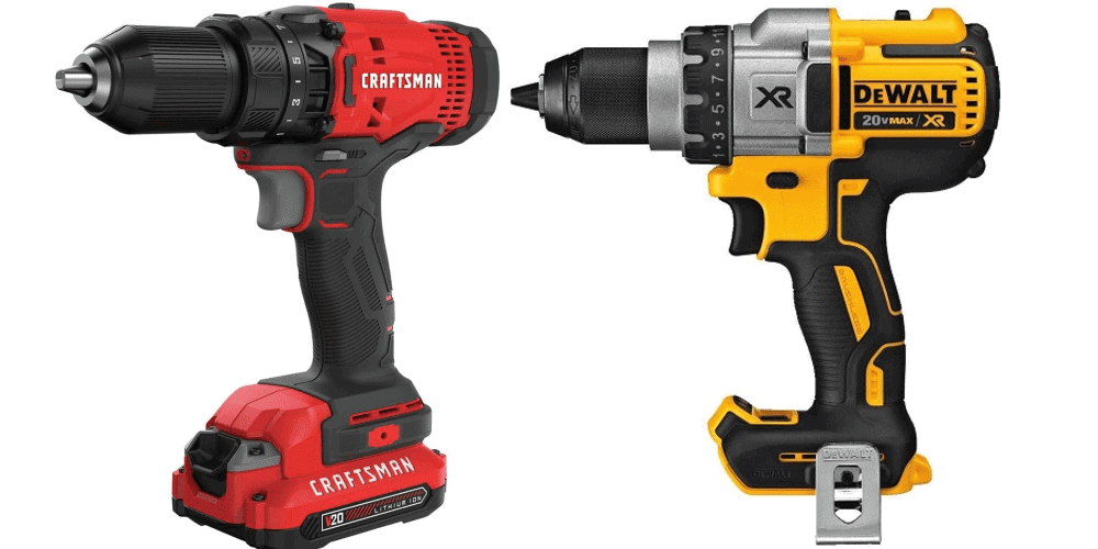 craftsman vs dewalt drill