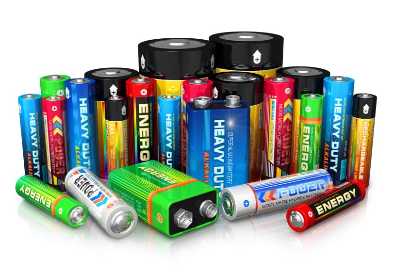 different types of batteries