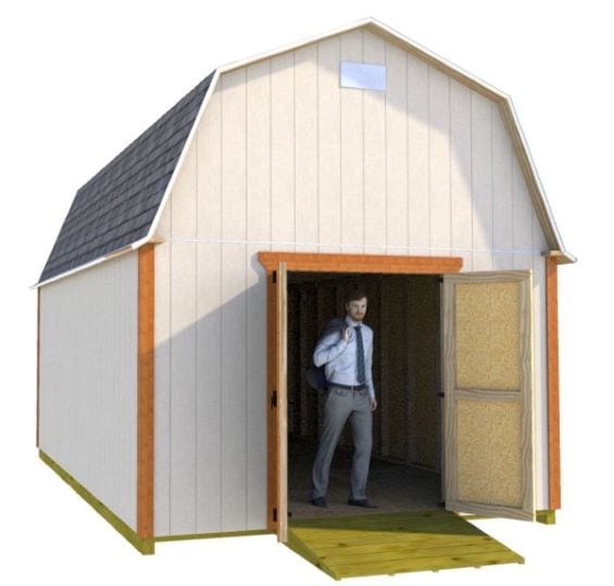 diy 12x20 barn shed plans