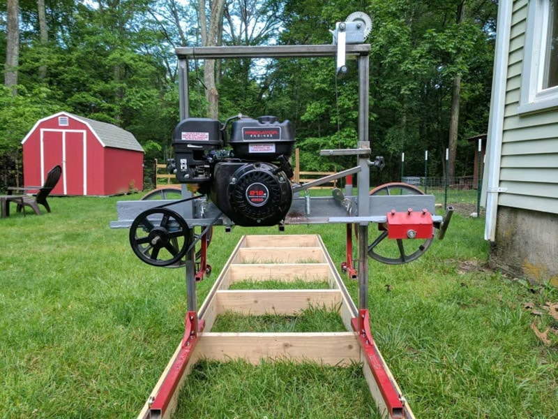 diy backyard sawmill