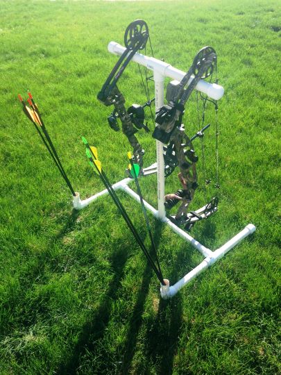 diy bow rack