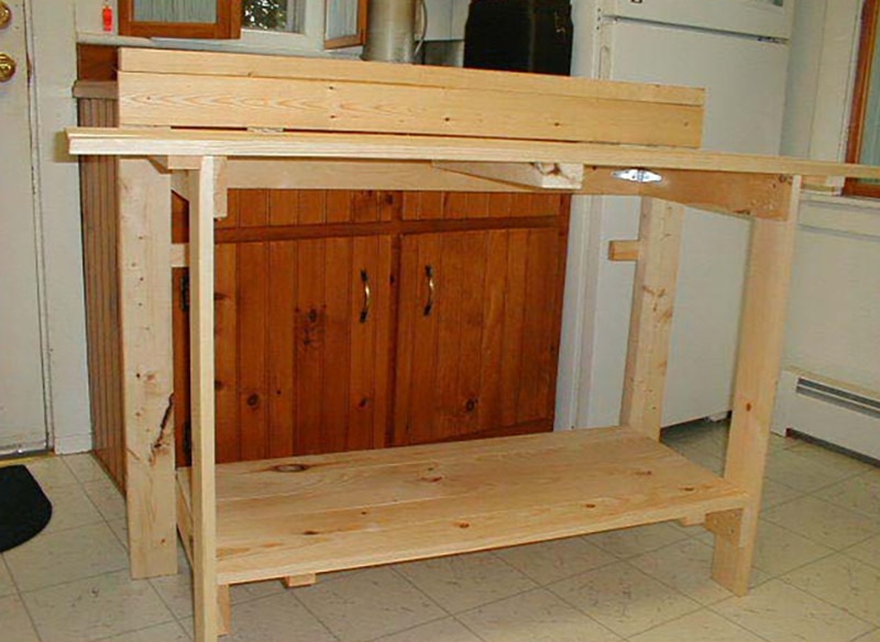 diy collapsible work bench