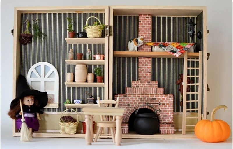 diy dollhouse in a box