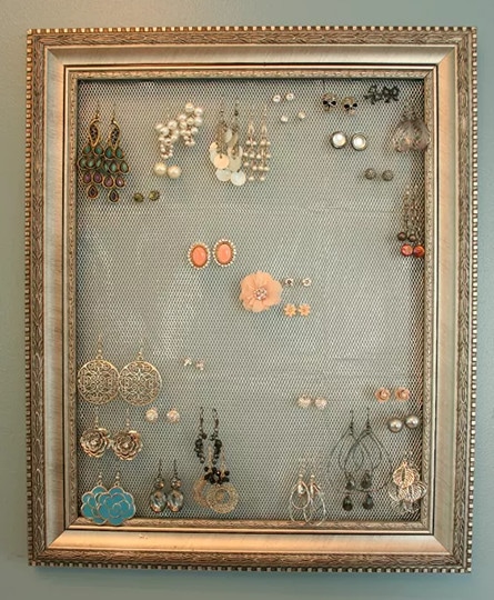 diy earring holder