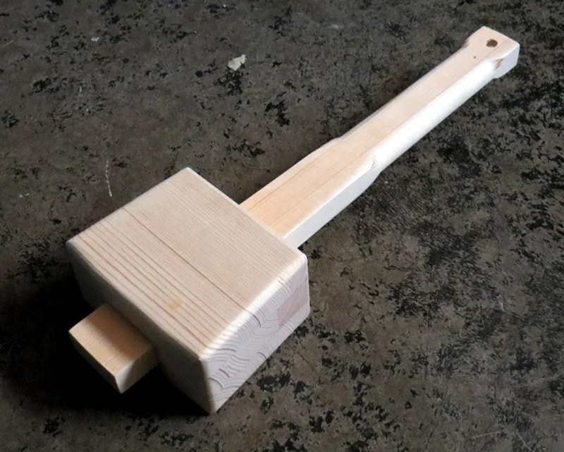 diy easy wooden mallet