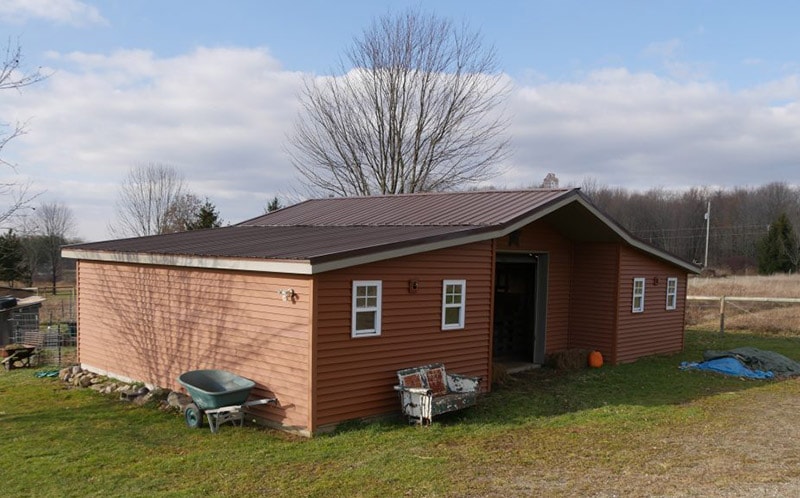 diy goat barn