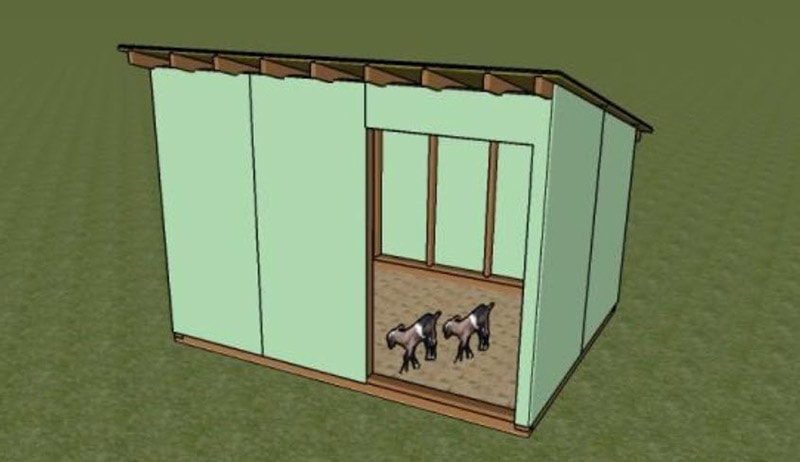 diy goat shelter