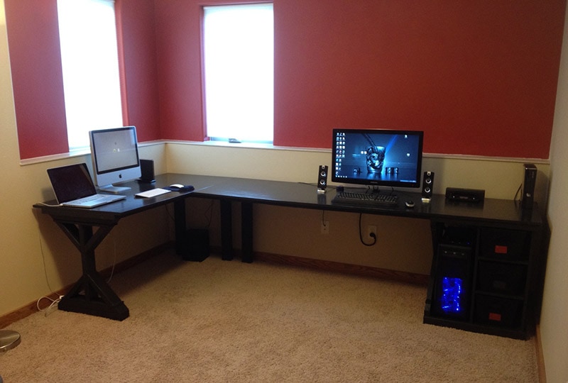 diy l-shaped desk
