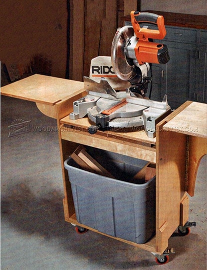 diy mobile miter saw stand