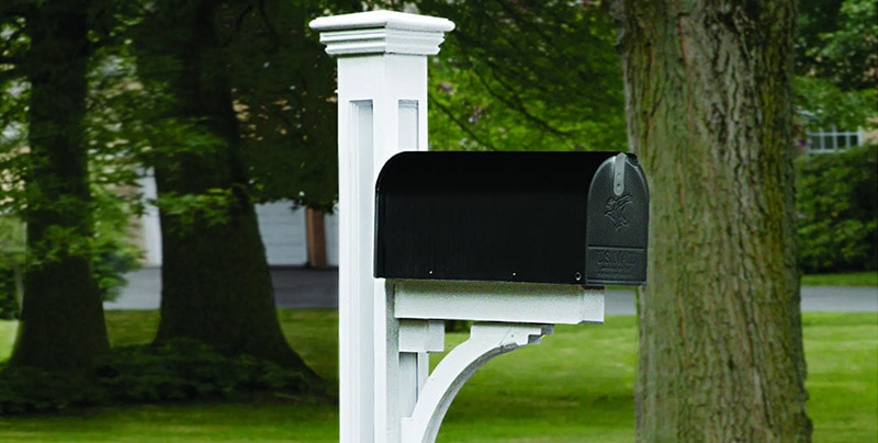 diy paneled mailbox post