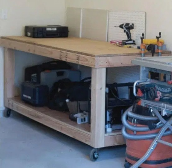 diy rolling workbench