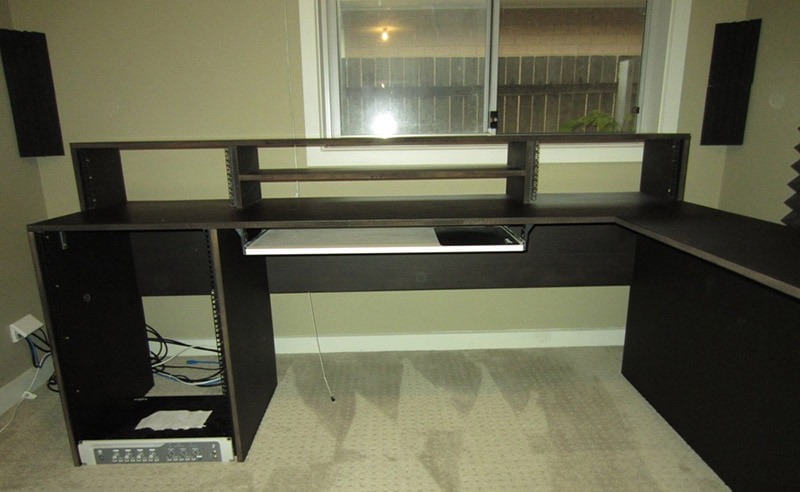 diy sleek studio desk