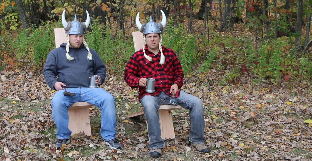 diy viking chair