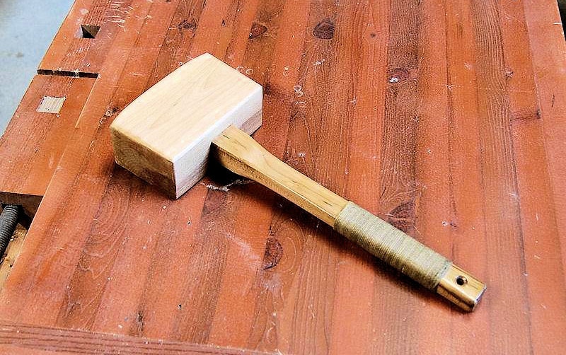 diy wooden mallet