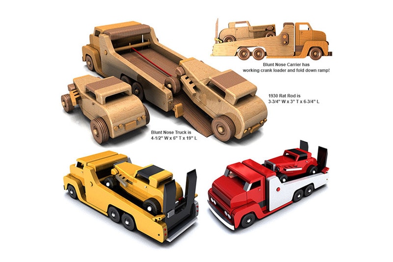 diy wooden truck