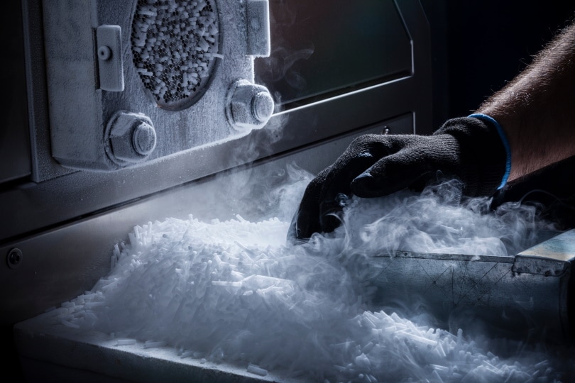 dry ice production